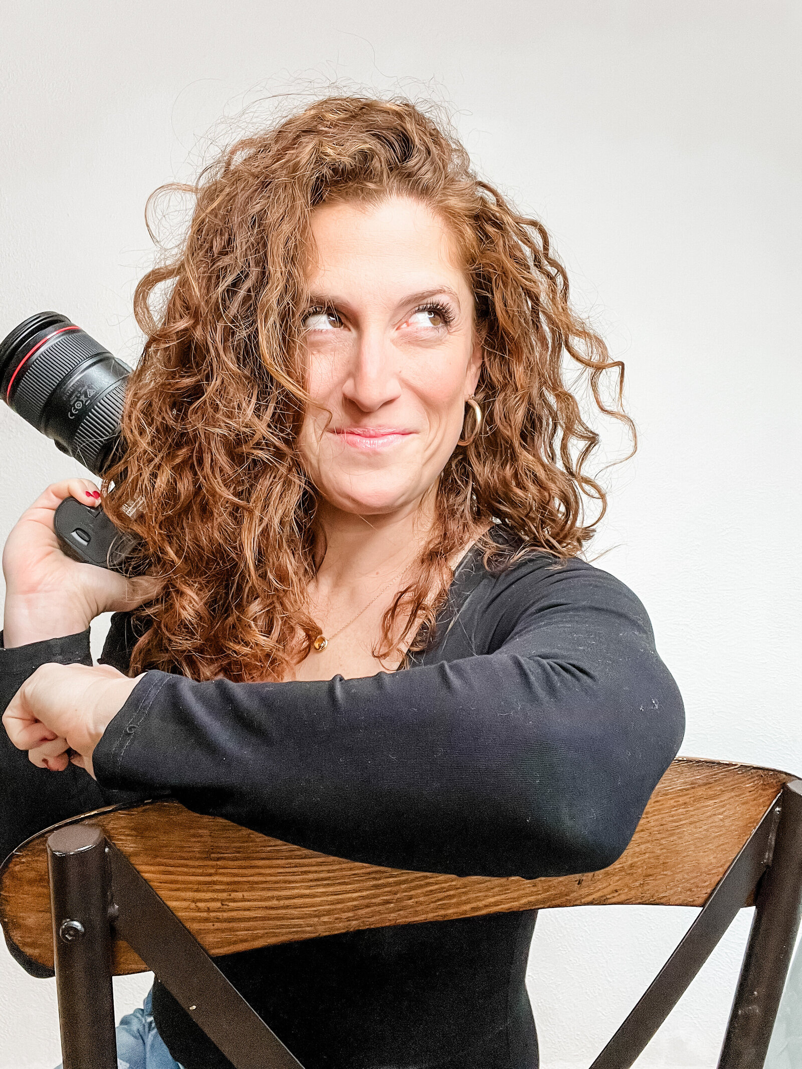 Jackie behind the camera